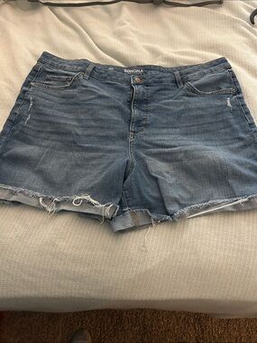 SONOMA Distressed Blue Denim Cutoff Shorts